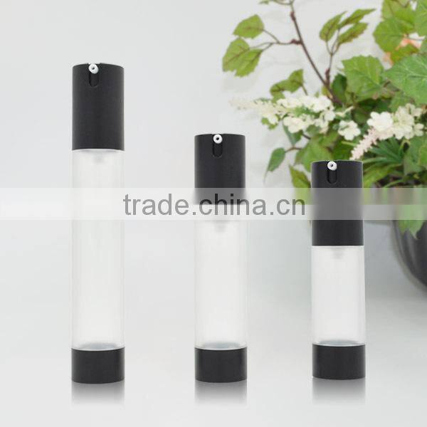 2015 Popular Luxury Acrylic Cosmetic Plastic Bottle with Pump Dispenser