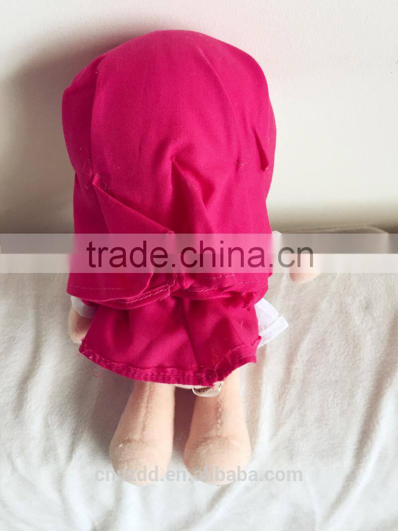 Stuffed Soft Nun Doll / Rosy Nun Cloth Rag Doll