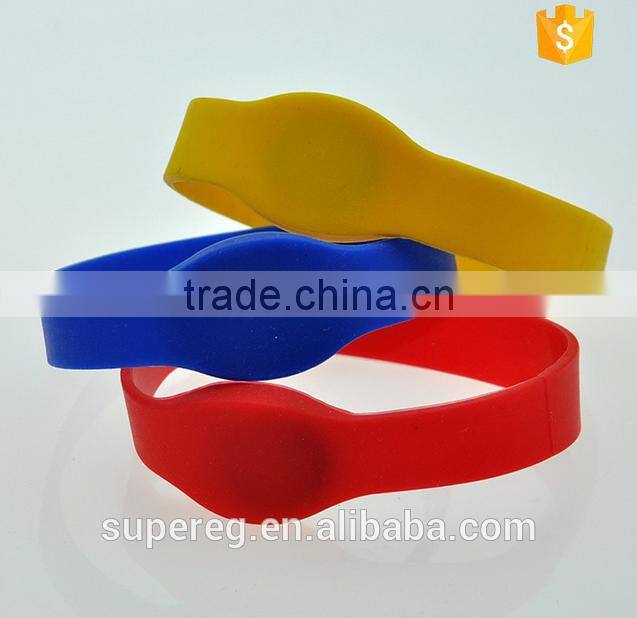 Color 125khz Rfid Waterproof Proximity ID Card EM card RFID wristbands bracelets and wrist band ID TK4100 silicone id wristband