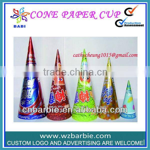 Custom oz Ice Cream Packing Cone Sleeves