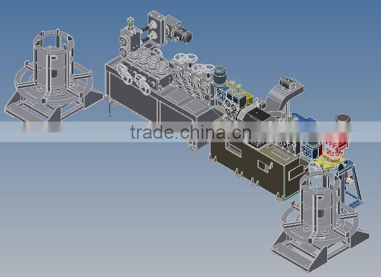wire rod / coil to coil / titanium wire surface peeling machines China manufacturer