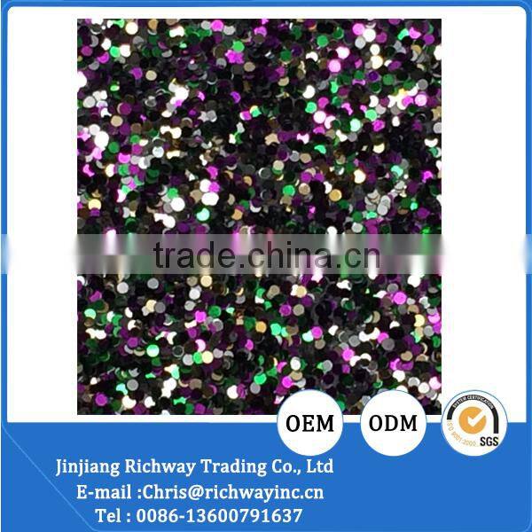 Colorful shoes material shinning leather fabric