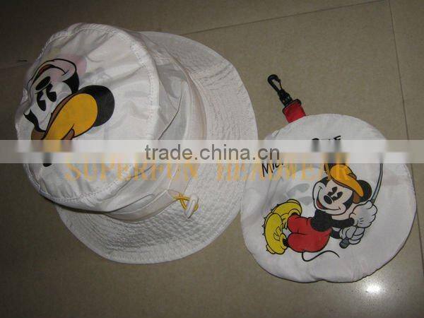 100% polyester folded hats