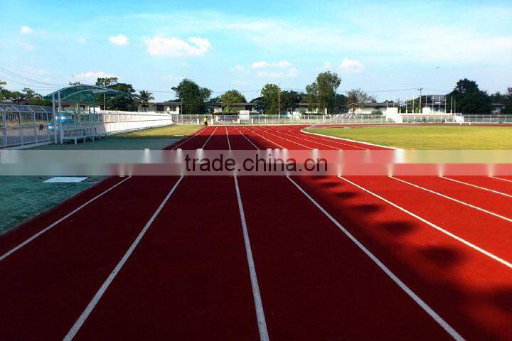 Full polyurethane spray coating running track, polyurethane flooring materials