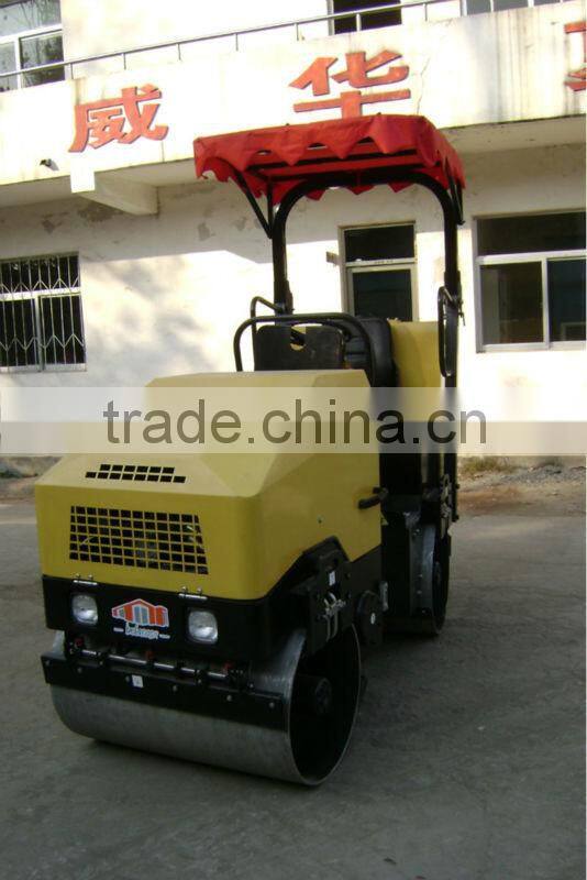 mini compactor,double drum JYL51C,work weight 1.8ton,UK engine