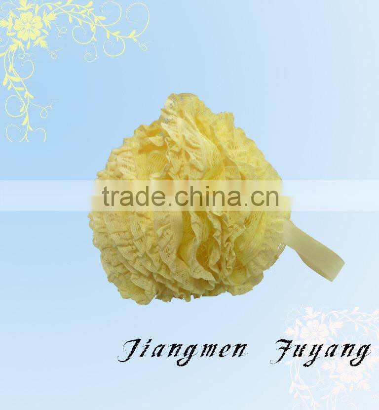 colorful bath shower sponge bathing scrubber 2014 ball