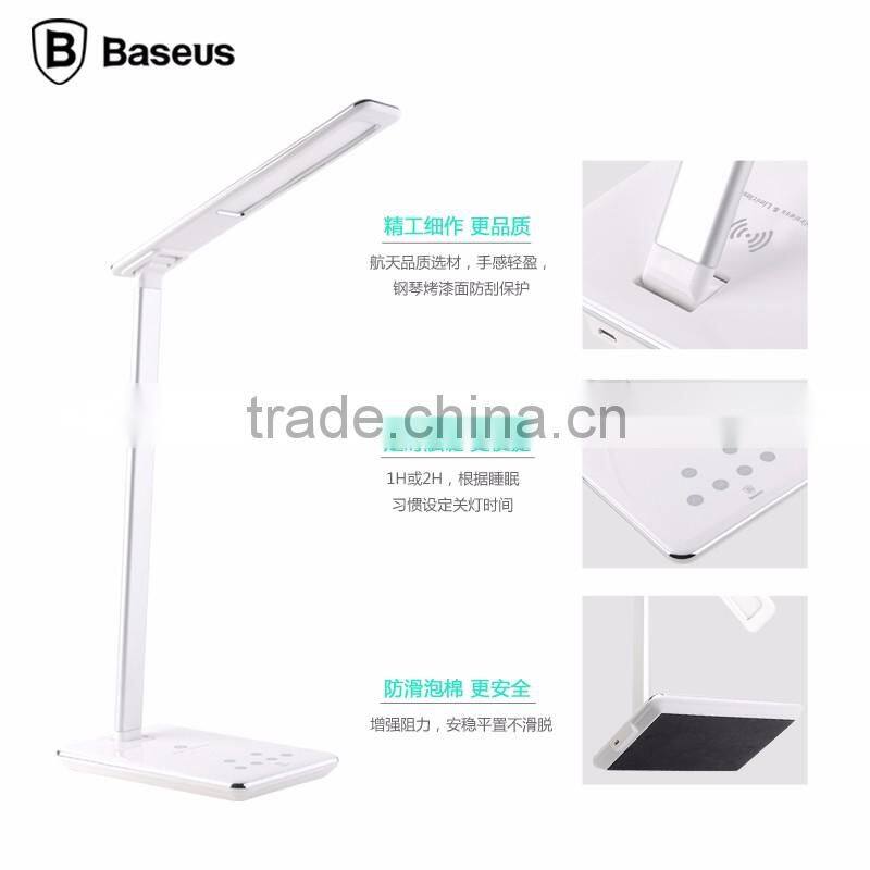 Baseus Ingert Series Qi Wireless Charging Table Lamp For Samsung S5 2 in 1 Quick Charger LED Table Lamp For iPhone 6 6sTB-0327