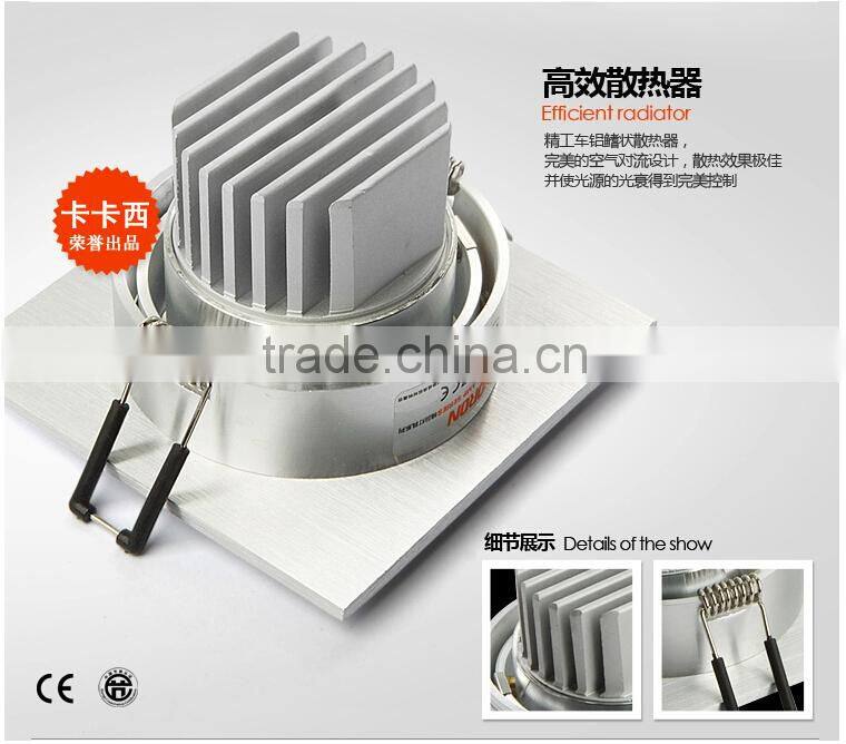 LED Ceiling Light 3w 5W 7w 10w 15w COB LED Grille Lamp LED Spot Lights Downlight