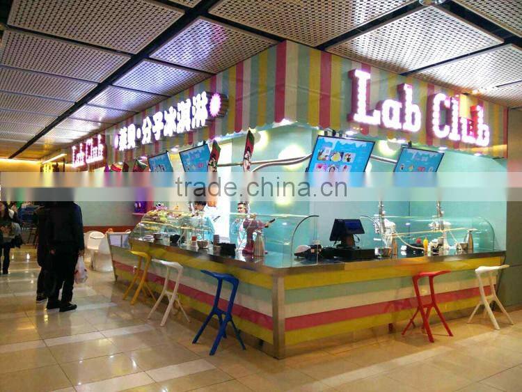 American style liquid nitrogen ice cream machine with nitrogen injector for making tasty ice cream (SY-LIC4 SUNRRY)