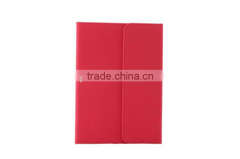 leather case cover with wireless bluetooth keyboard for tablet PC 7'' inch 8 inch