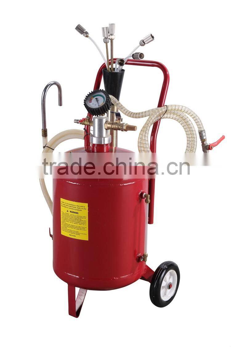 Top grade hot sale 20 gal self-evacuating oil drain tank