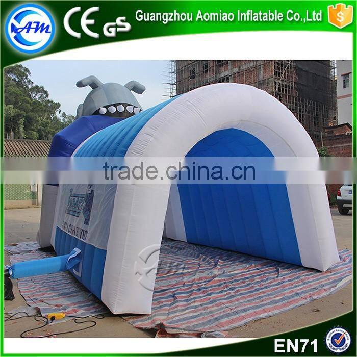 Used inflatable tent inflatable bulldog tunnel for rental