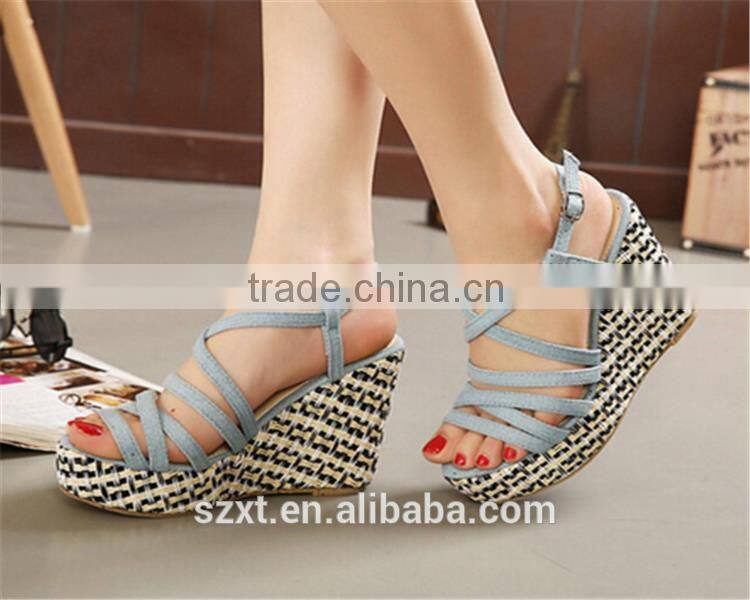 no heel wedge shoes women shoes summer sandals European women shoes summer sandals