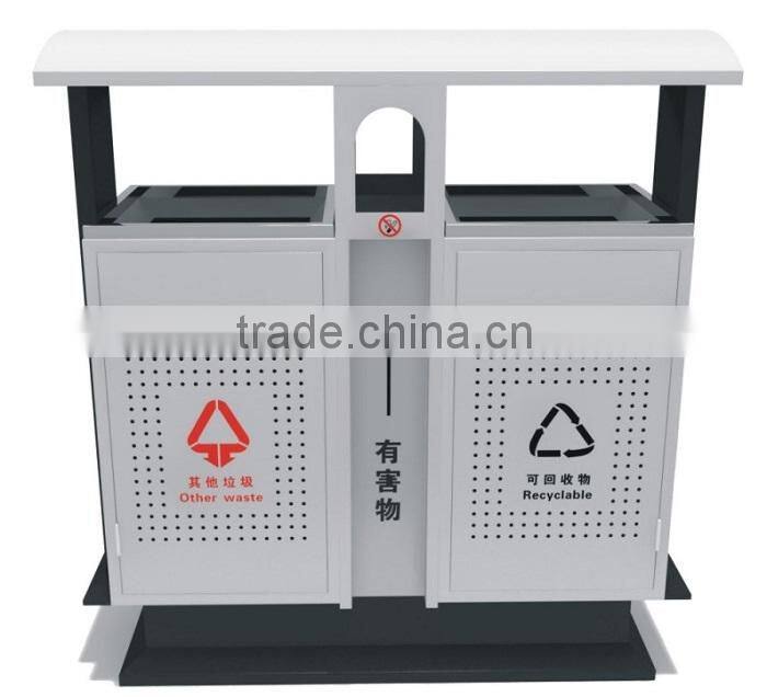 handmade stainless steel size of dustbin,outdoor Advertising dustbin box,automatic dustbin home,waste bin LE.LJ.044