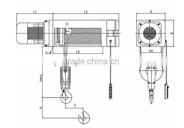 Dump Truck Hydraulic Hoist 0.5T To 30T