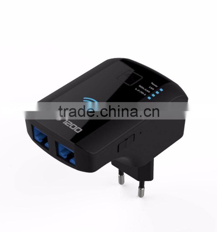NEW Upgrade 1200Mbps Wireless Wifi Repeater 802.11AC Network Router Range Expander Signal Booster