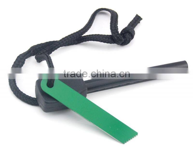 New Generation Steel Flint Magnesium Stone Fire Starter Safe and Durable Survival Kit