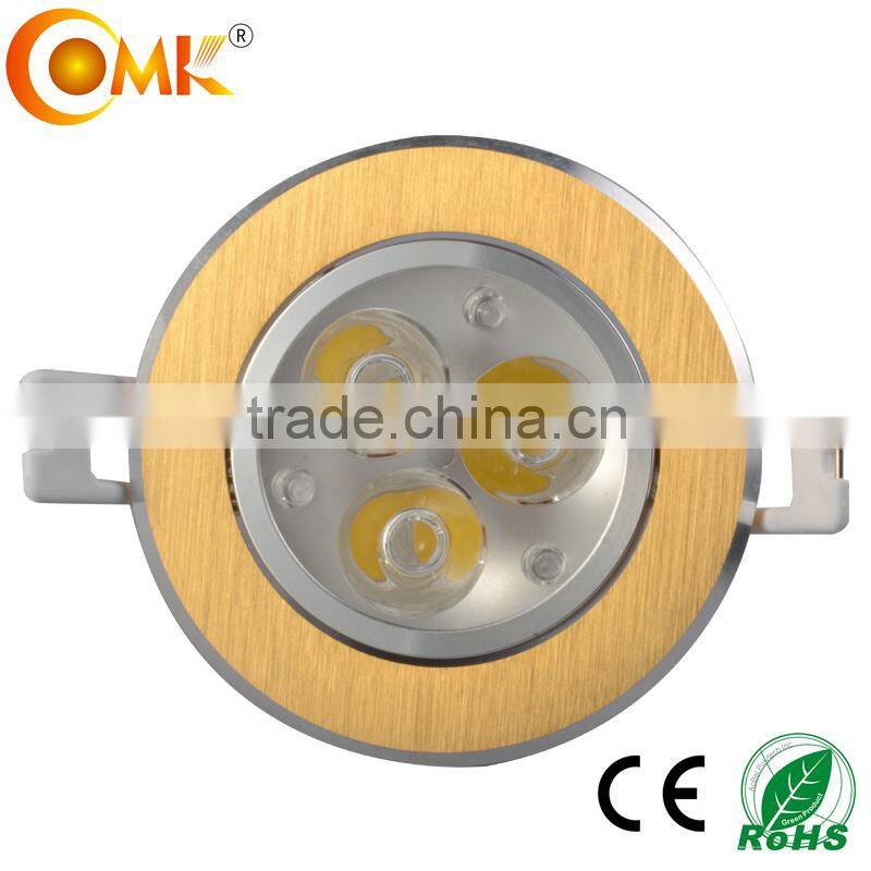 Pure Aluminum led ceiling light 220 volt 1w 9w bridgelux adjustable ceiling lamps living room