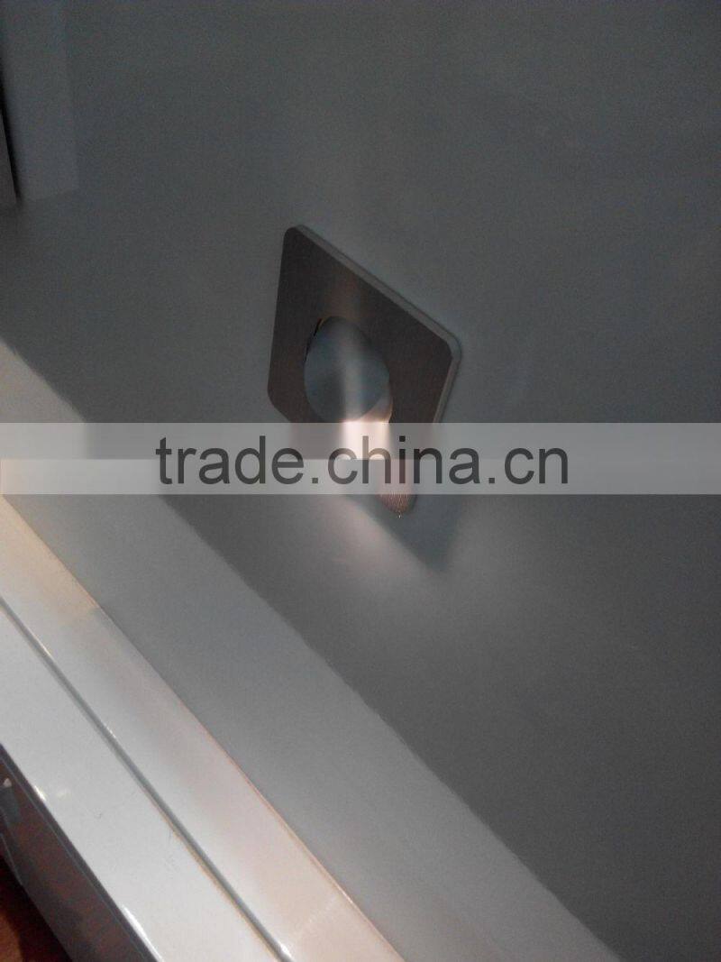 3W recessed Mini rotatable led wall light beding wall aiding lighting