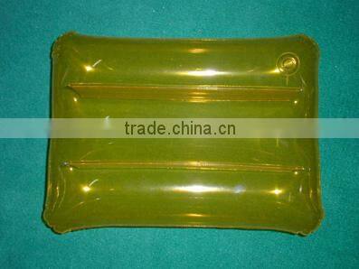 Hot selling christmas plastic inflatable pillow/pvc pillow