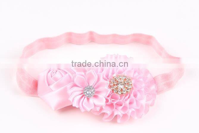 double elegant flowers elastic pony hair bands hair accessories for dreadlocks
