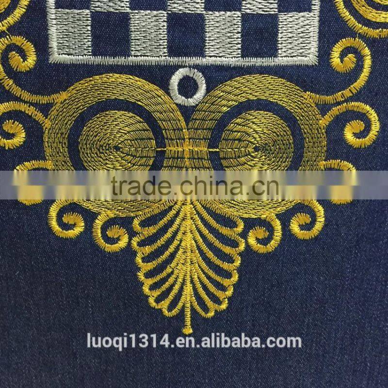 Fashion embroidery design women denim dresses