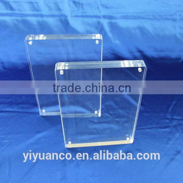 Acrylic Magnetic Curved Sandwich Frame acrylic sandwich photo frame curved acrylic photo frame