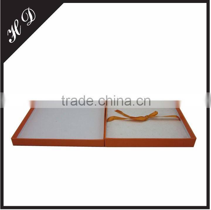 Custom Orange Handkerchief Gift Box