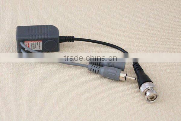 Power Video Audio surveillance CCTV video balun HY-206A