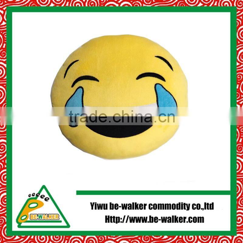 2016 Plush Cushion And Tube Cushion With Emoji stuffing PP Cotton