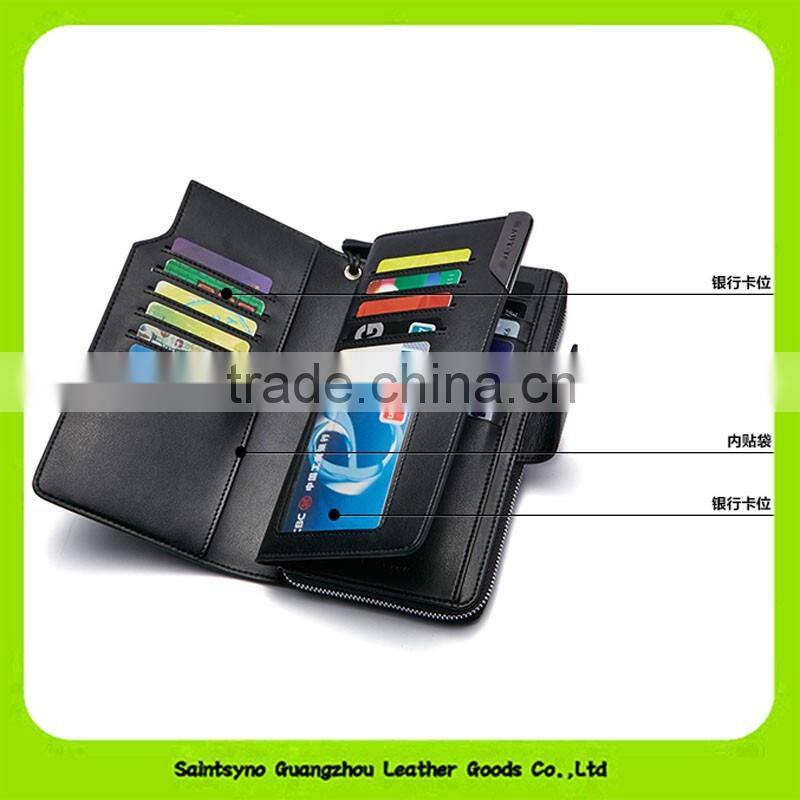16895 Newest Design Fashion Trendy mini genuine leather wallets