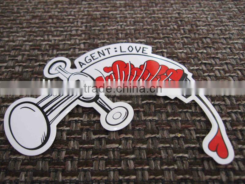 wheels logo clear sticker (M-A11)