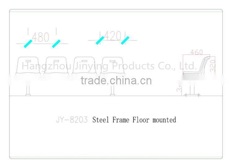 Cheap outdoor using plastic stadium chairs, chair for indoor gyms