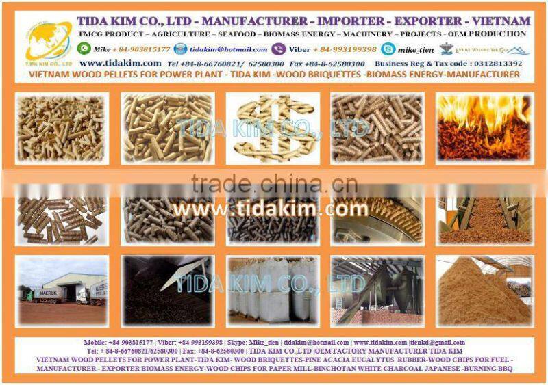 MANUFACTURER WOOD CHIPS PAPER - TIDA KIM - EXPORTER- ACACIA EUCALYTUS - 100.000 BDMT - FULL VESSEL- WOOD PELLETS VIETNAM