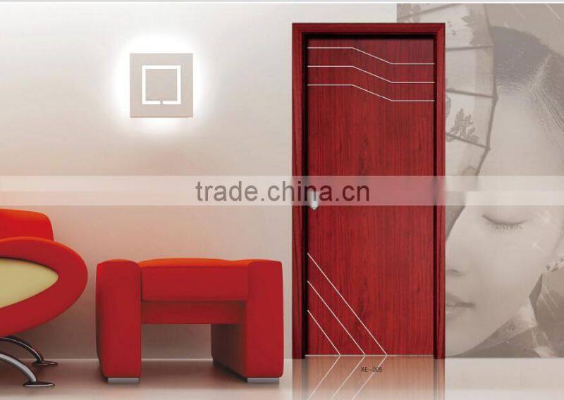 JFCG WPC red Room Door used in Bedrooms by heat transfer