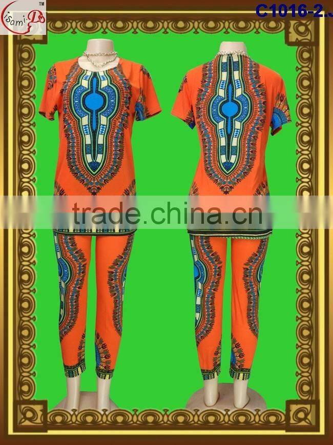 New milk fiber fashion women cl1016 African clothing women suit with low price high quality wholesale