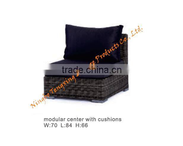 2016 New model style new design use hotel garden rattan sofa set