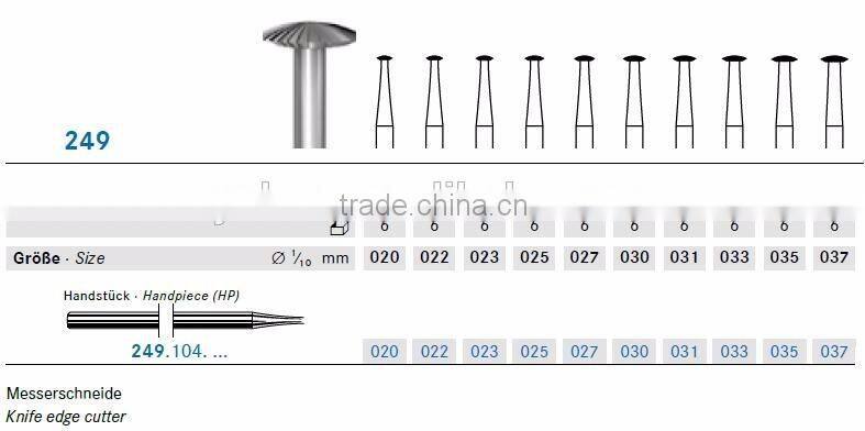 Komet Knife edge cutter Burs