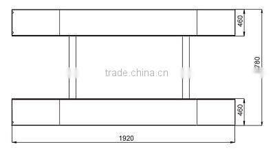 used for quick tire replacement and simple service and 1meter mid-rise hydraulic scissor car lift