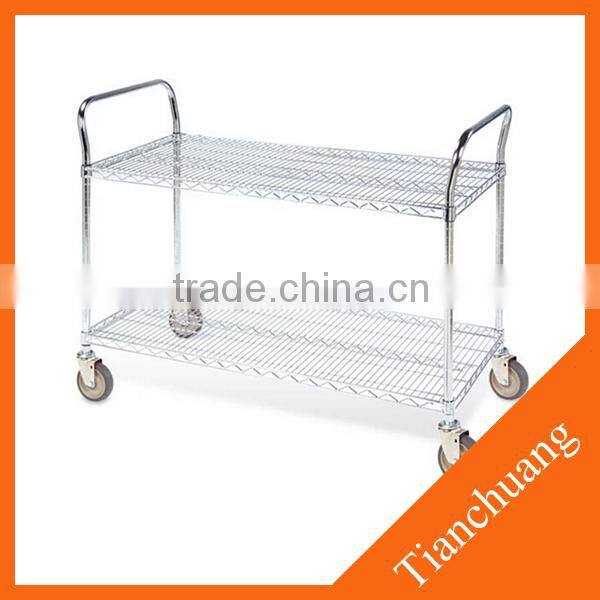 warehouse folding wire shelf unit