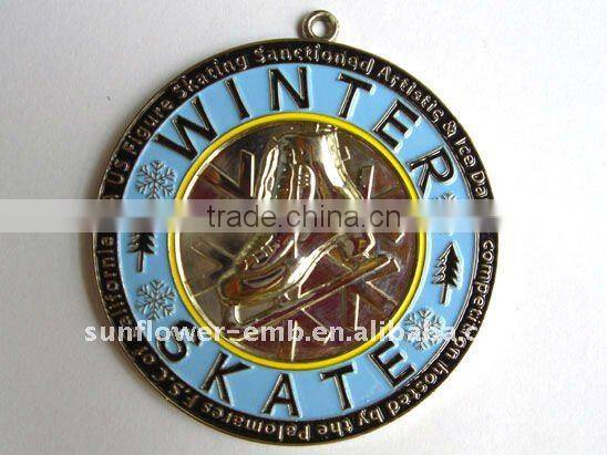 Custom metal pins brass with soft enamel B/C on back