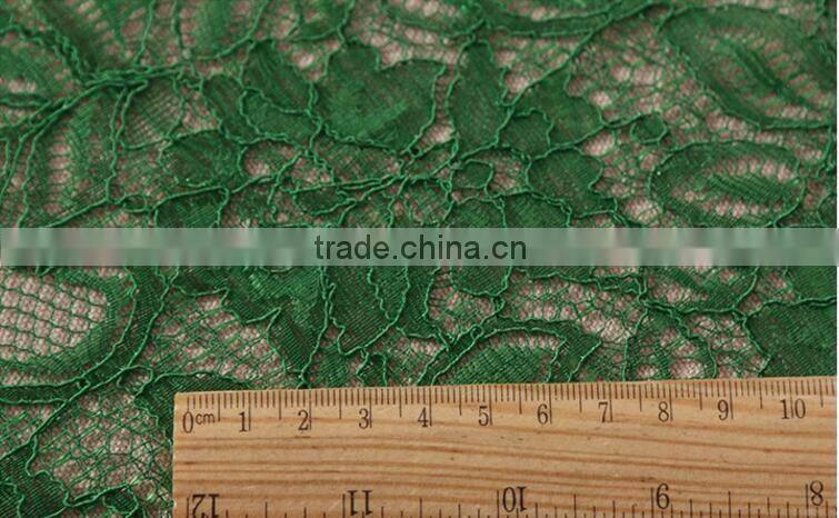 Sale warp knitting reactive dyeing lace fabric