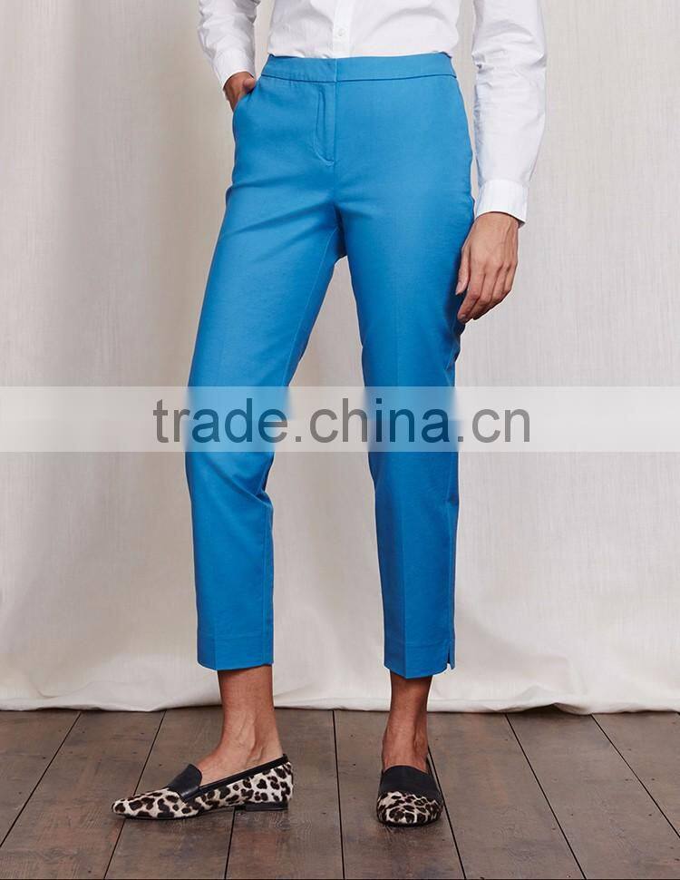 2016 New fashion casual women chino skinny 7/8 pants