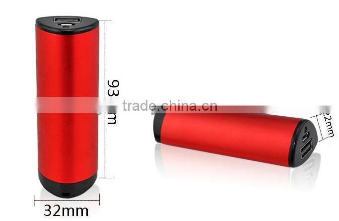 best promotion gift 2200mah alluminum mobile power bank