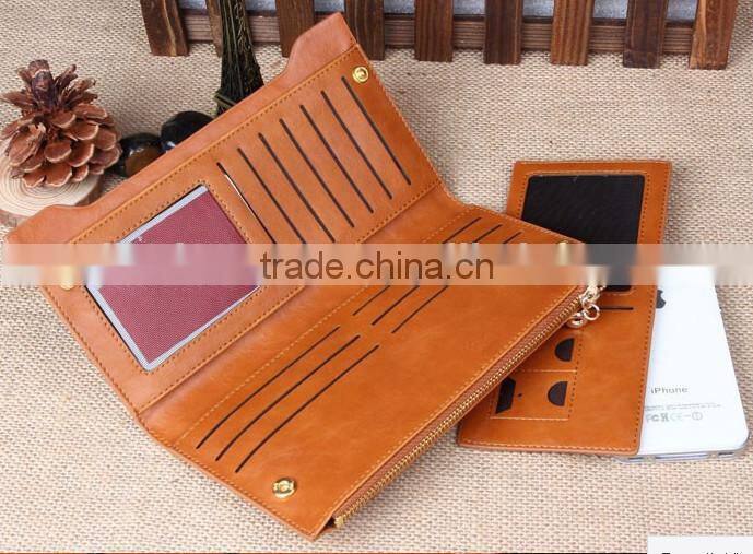 2016 new style wallet hot sale leather wallet fashion ladies wallets with multi card holder