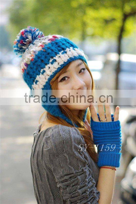 knitted earmuff hat