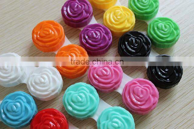 Flower style contact lens container,contact lens case/box
