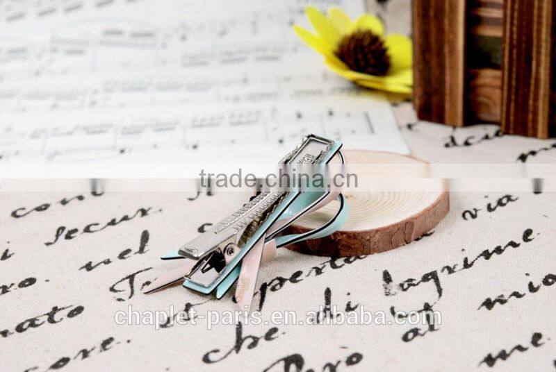 Wholesale brand hair accessories metal alligator clip eco friendly fashion kids hair barrettes with resin bow