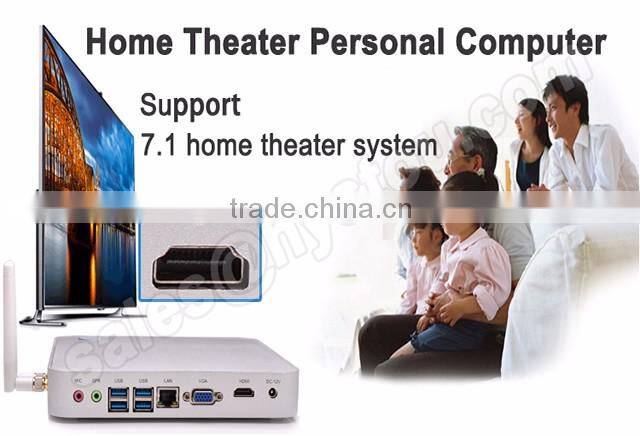 TOP Intel Corei3 5005u 12V Fanless i3 computer X86 Windows 8 Barebone Desktop Computer Linux Server WiFi HDMI VGA 1080P
