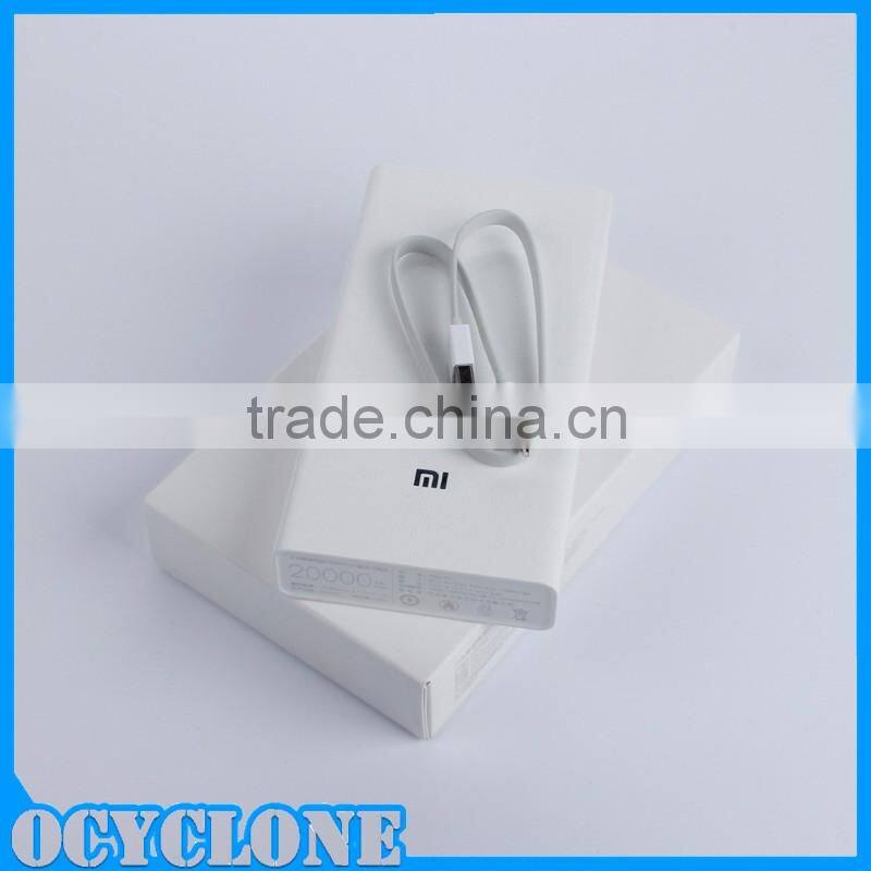 Xiaomi 20000mah battery charger power bank for smartphone